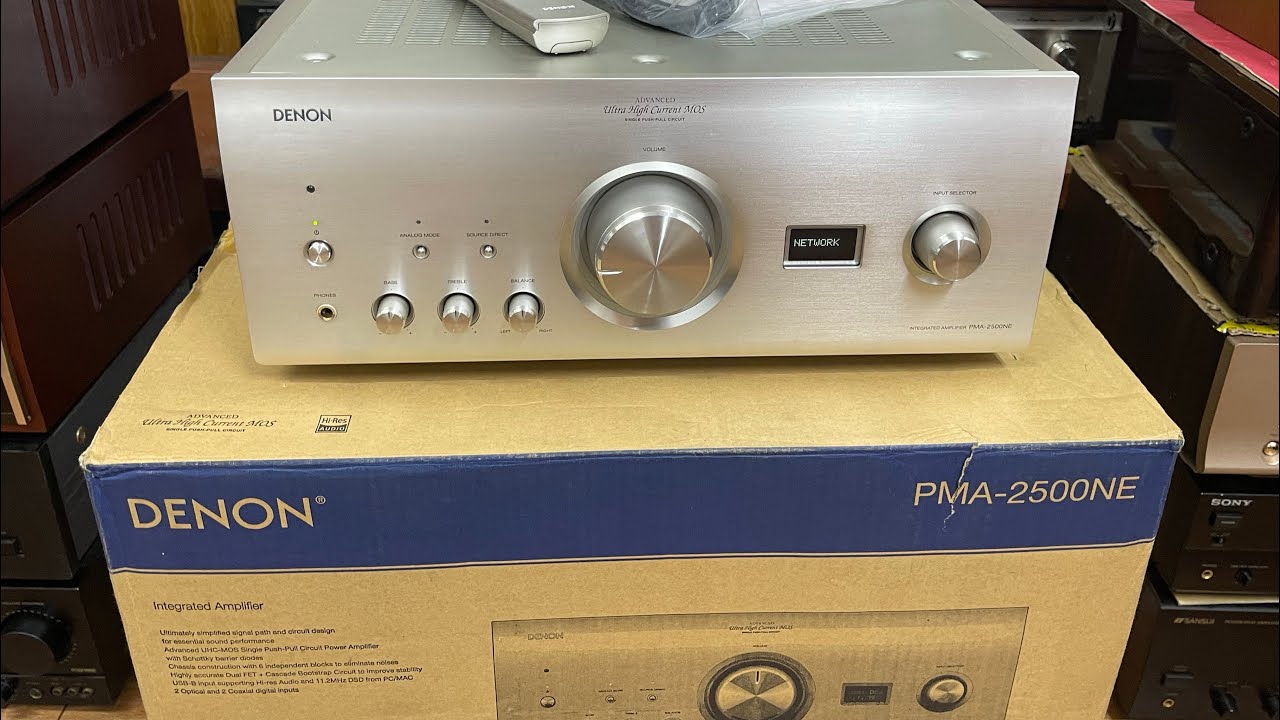 Denon Pma-2500NE DAC amplifier decodes 32bit digital music. Like
