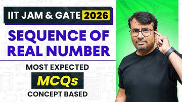 IIT JAM 2026 | MCQ - Most Expected Concept Based on the Sequence of Real Number