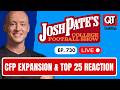 CFP Expansion Rumblings Grow | ESPN Top 25 Reaction | Strength Of Schedule Rankings Debut
