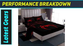 Manfei Spider Web King Bedding: Gothic Style Meets Comfort!