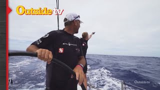 Dramatic Footage of Man Overboard  | Volvo Ocean Race