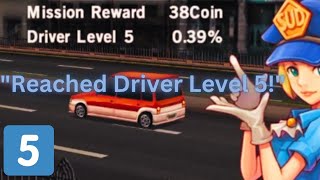 "Leveling Up Fast in Dr. Driving! 🏆 Reached Driver Level 5 with Epic Wins!" screenshot 2
