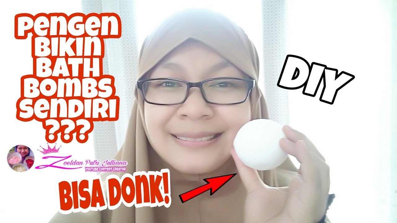 How to make BASIC BATH BOMBS DIY cara membuat bath bombs YouTube