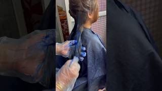 I love Blue Hair ? *Hair Transformation* Colouring my hair colour blue ?? ytshorts shorts