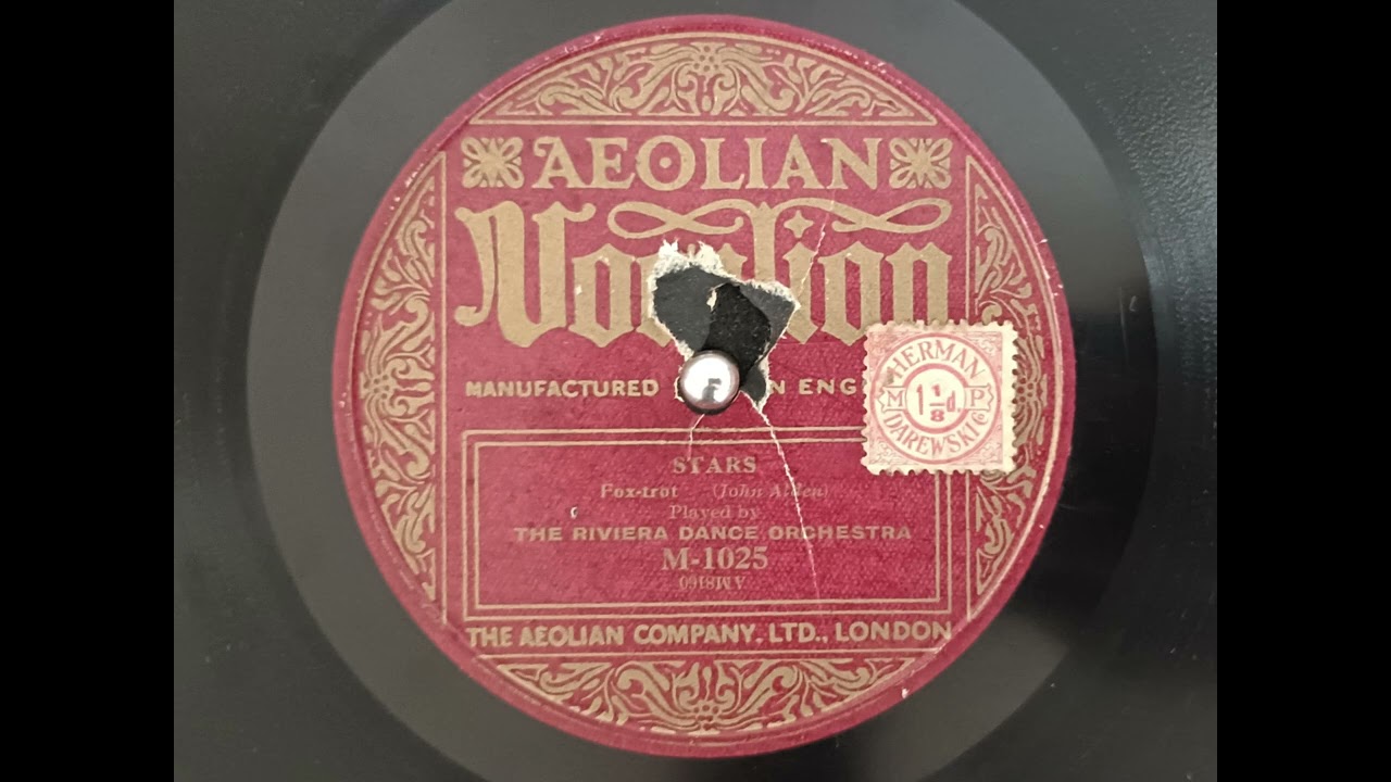 'Stars', The Riviera Dance Orchestra 1922
