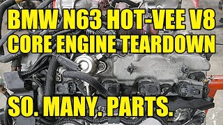 BMW N63 HotVee 4.4L Twin Turbo V8 Complete Engine Teardown. THERE ARE SO MANY STEPS TO THIS