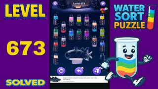 Water Sort – Level 673 | Walkthrough Solution