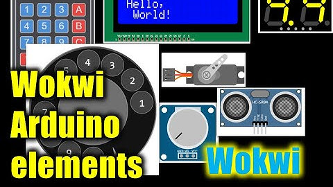 Peripherals on Arduino online simulator from Wokwi - a free open-source-based Arduino simulator