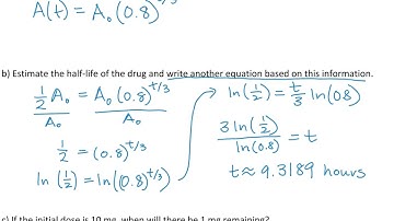M141 8.1 Example 1 Apllications of exponential and log equatioms