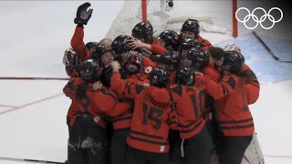 Canada 🆚 USA 🏒 gold medal game highlights! | Women's Ice Hockey Beijing 2022