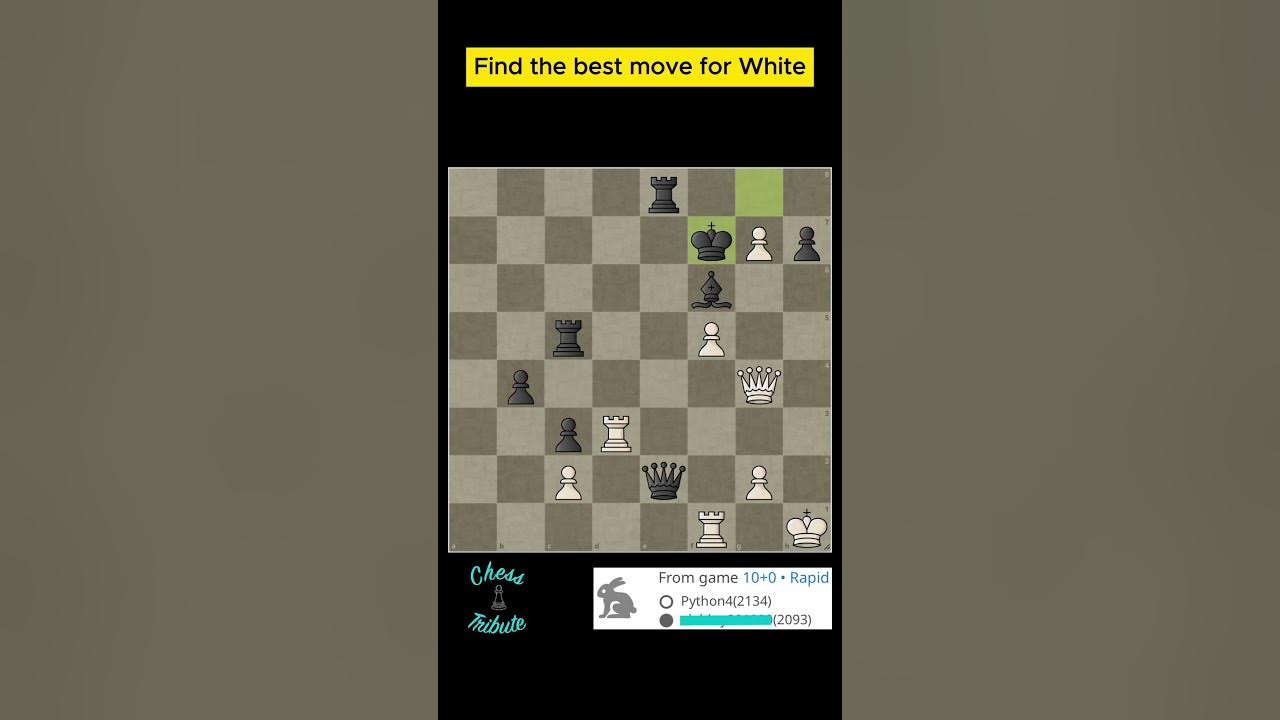  254 congratulations python4 find the best move chess youtube