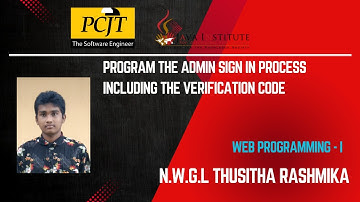 Task 40 - Program the admin sign in process including the verification code