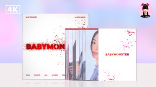 Unboxing Babymonster 1st Mini Album [BABYMONS7ER | YG Tag Album Ver. SET | Photobook Ver.