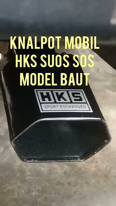 Cek Sound knalpot Mobil HKS Suos Sos Model Baut Khusus Mobil Bensin inlet 2 inchi #knalpotsuos #fyp