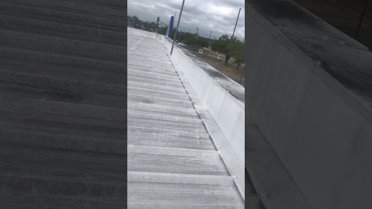 Closure strip and box gutter leaking on commercial metal roof leaking ...