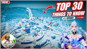 Everything About BGMI 4.1 Update 😍 Top 30 Things/Tips You MUST Know | Frosty Funland Event GUIDE.