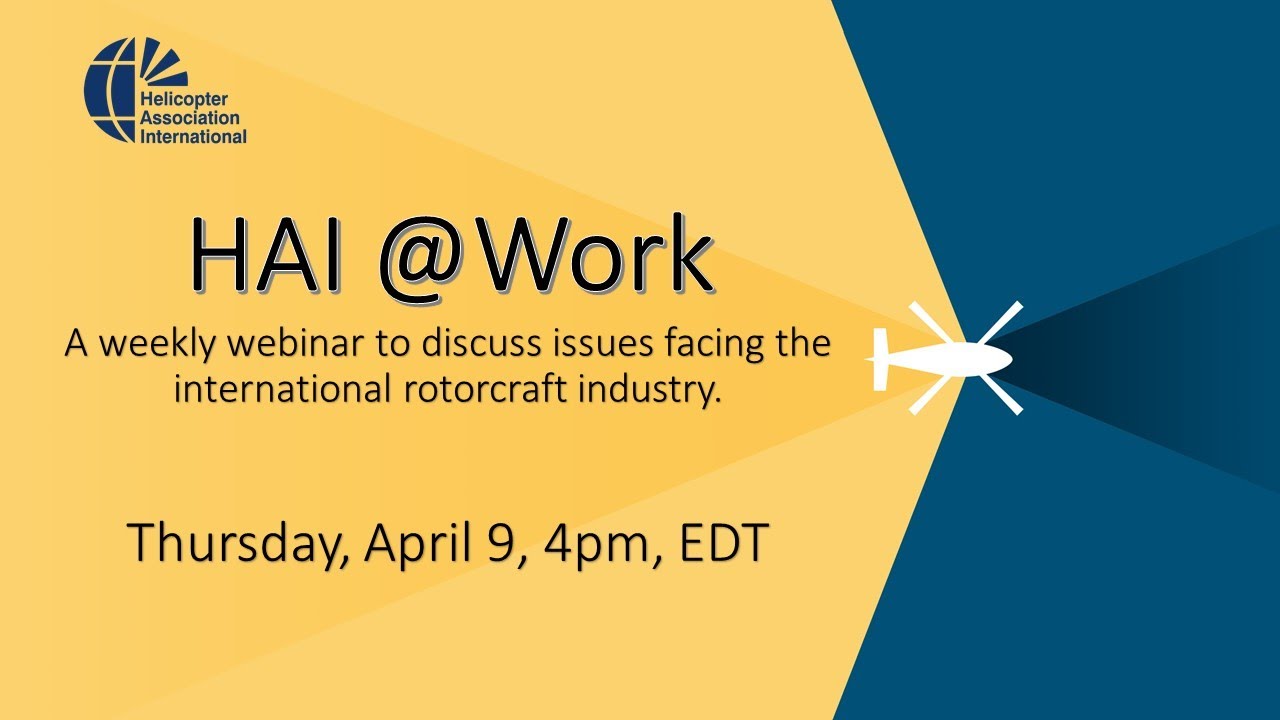 HAI @Work Webinars Introduction with HAI president and CEO, James Viola.