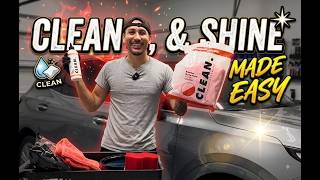 How To Clean and Shine Your Car With CLEAN. By Pan Rinseless Car Wash!