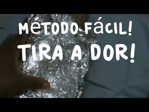 como eliminar dor usando papel aluminio (HOW TO ELIMINATE PAIN USING  ALUMINUM PAPER)