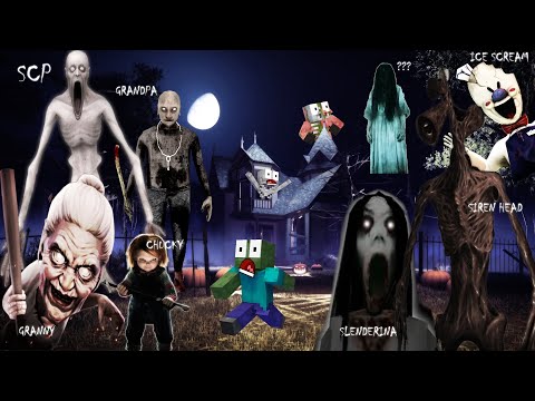 Monster School : Siren, Granny, Ice Scream and Friends - Minecraft Animation