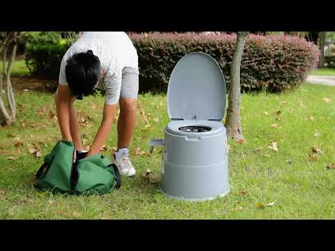 Folding Portable Travel Toilet For Camping And Hiking From PlayBerg
