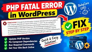 Information 🔥 WordPress Fatal Error Fix 2026 | PHP 8.3 & Contact Form 7 Composer Error Solution News