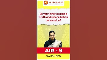 NAUSHEEN AIR 9 CSE 2023 | Do you think we need a Truth and reconciliation commission?