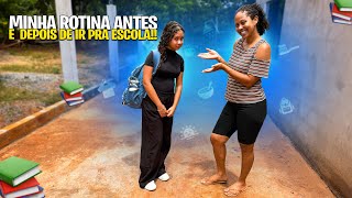 Vlog Da Minha Rotina Antes E Depois De Ir Pra Escola