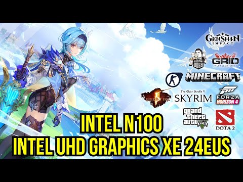 Intel Processor N100 + Intel UHD Graphics Xe 24EUs