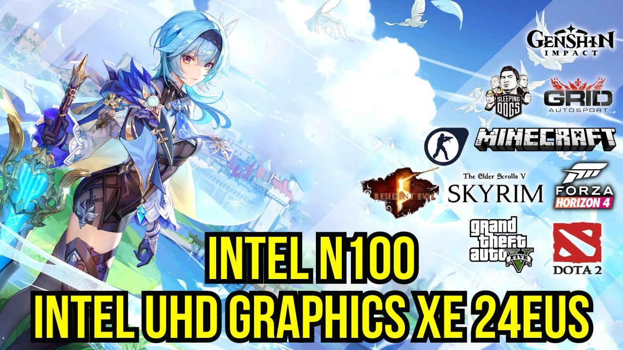 Intel Processor N100 + Intel UHD Graphics Xe 24EUs