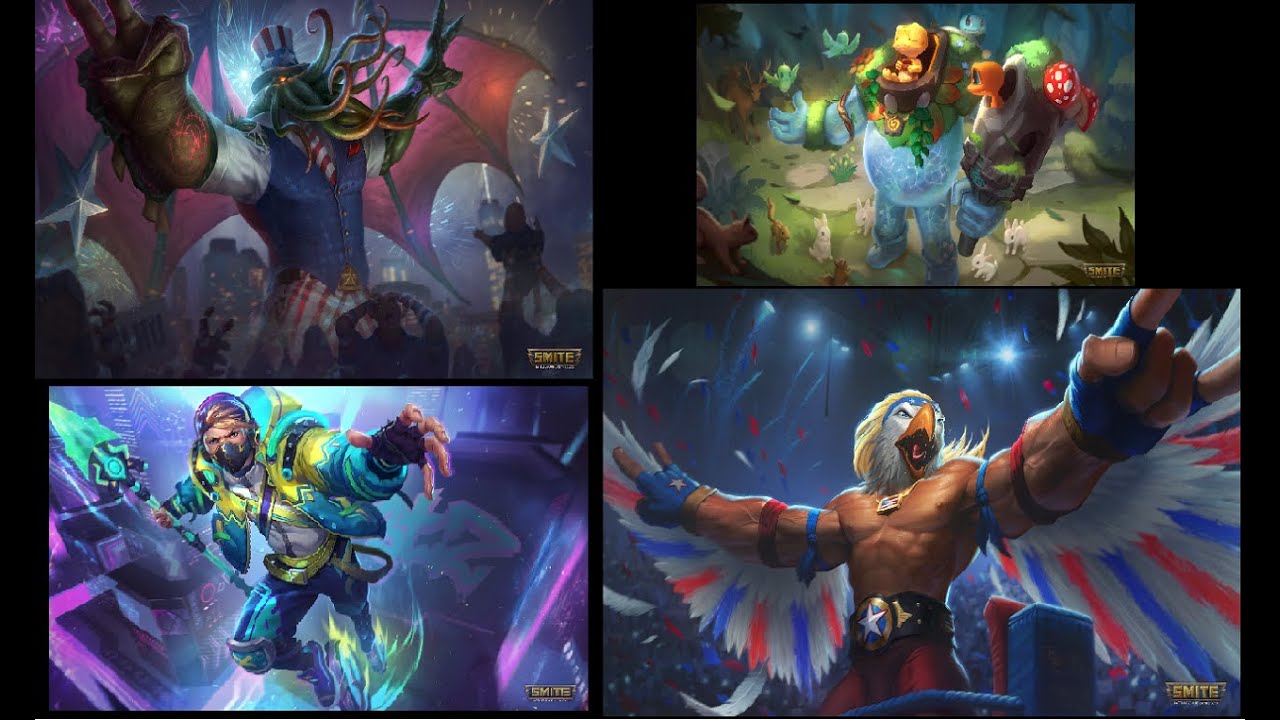 Smite (patch 8.6) new skins part 3