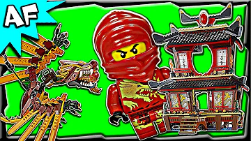 Lego Ninjago FIRE TEMPLE 2507 Stop Motion Set Review