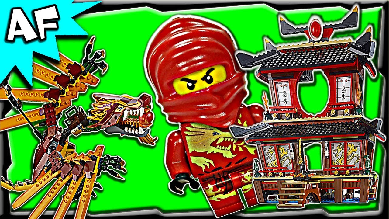 Lego Ninjago FIRE TEMPLE 2507 Stop Set Review - YouTube