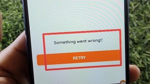 How to fix Something went wrong!! RETRY problem solve in Goibibo