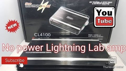 Lightninglab car amp cl4100