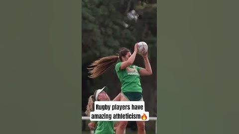 Rugby players have amazing athleticism🔥