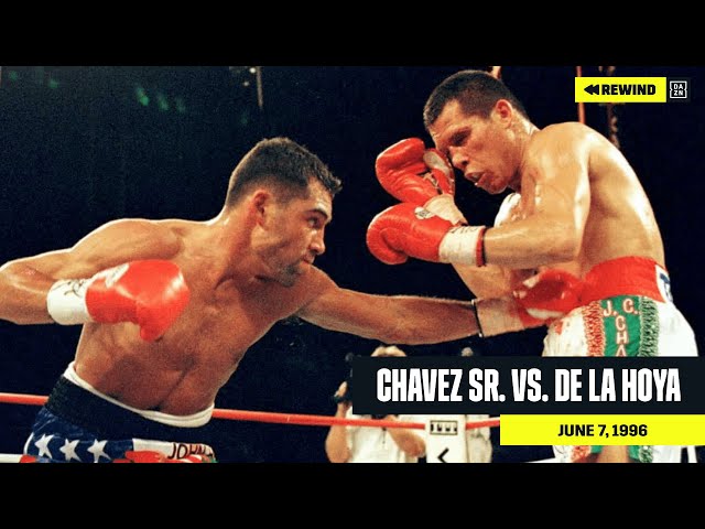 FULL FIGHT | Julio Cesar Chavez Sr. vs. Oscar De La Hoya (DAZN REWIND) class=