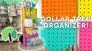 DIY Dollar Tree Pegboard Tool Organizer! | Affordable Craft Room Storage
