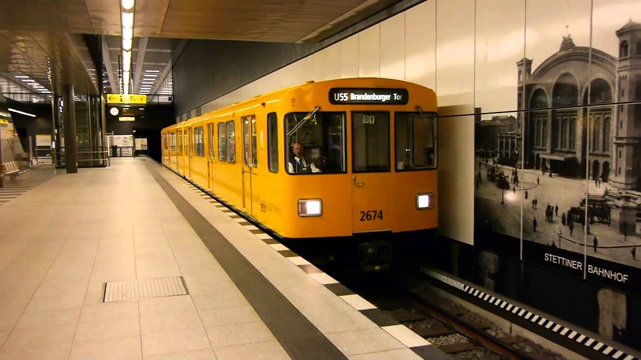 UBahn Berlin Linie U55 [HD] YouTube