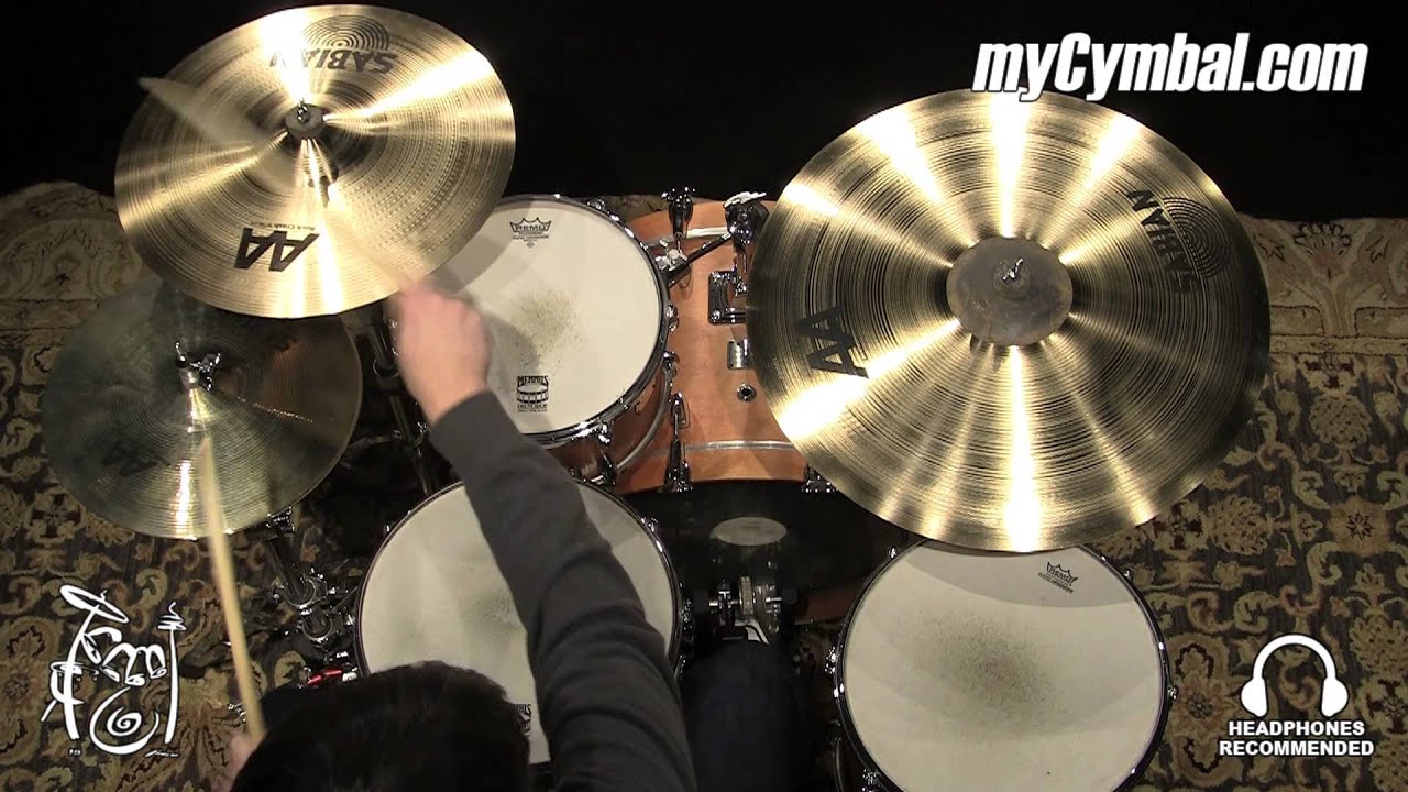 Sabian 18" AA Rock Crash Cymbal (21809-1021315N) - YouTube