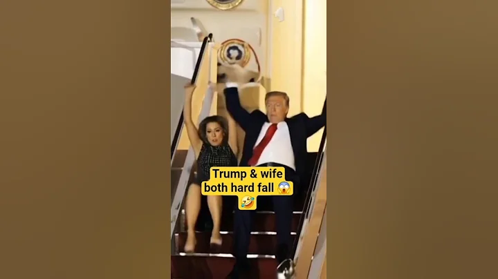 Trump & Melania hard fall😱🤣! #ai #shorts #trending #comedy #love #trump #ytshorts #funny #viral
