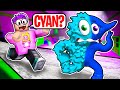 CYAN vs LANKYBOX IN RAINBOW FRIENDS 2!? (RAINBOW FRIENDS PLAY ROBLOX!)