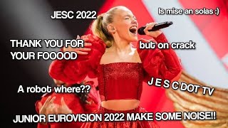 Junior Eurovision 2022 but ON CRACK