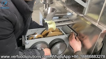 VERFOODSOLUTIONS Imitated Handmade Empanada Dumpling Machine Forming Mould Installation Guide Video