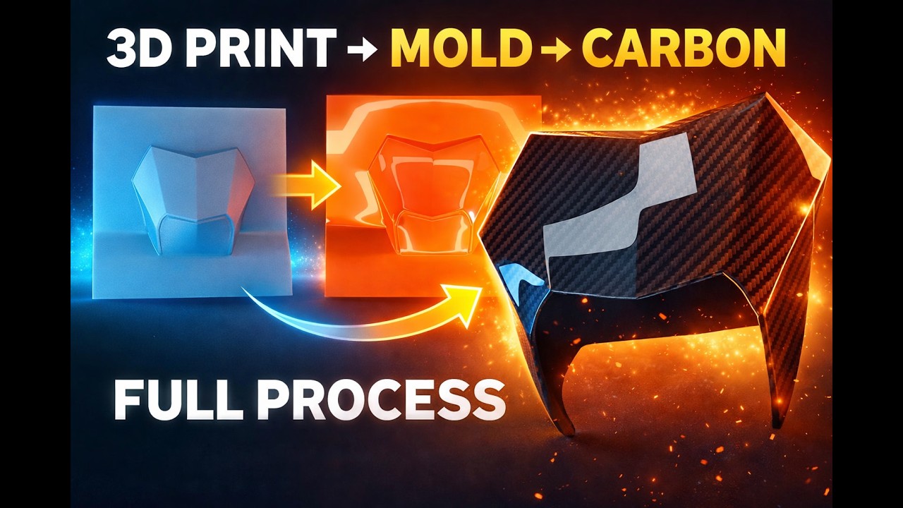 Make Custom Carbonfiber Parts - Full Process Start to Finish - YouTube