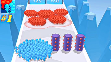 Count Master 3D-​Horizontal Gameplay-All Levels(1-2)-MAX LEVEL Android,iOS #Shorts