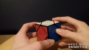 Skewb flower pattern tutorial