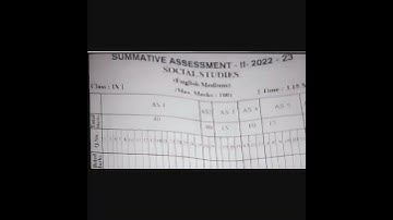 9th class SA2 Social Studies Exam Question paper 📜 100% Real 🥰