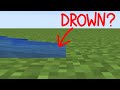 can you drown in a few pixels of water?