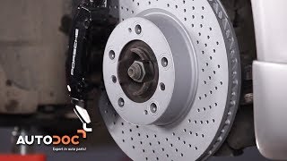 How to change Disc brake set on PORSCHE 911 (996) - online free video